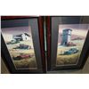 Image 2 : GROUP OF 3 FRAMED ANTIQUE TRUCKS PARKED ON THE FARM PRINTS