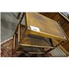 Image 1 : BARLEY TWIST OAK SERVING TABLE