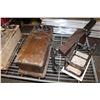 Image 2 : SHELF LOT OF VINTAGE COLLECTABLES; TELEPHONES, OIL CAN, ETC