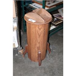 WOODEN PEDESTAL STAND