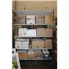 Image 1 : ROLLING RACK FILLED WITH 15 BOXES OF ASSORTED COLLECTORS PLATES - ROLLING RACK NOT INCLUDED