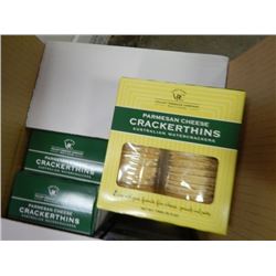 CASE OF "CRACKERTHINS" - 12X150GRAM BOXES BB APRIL 2015 - potato cracker thins