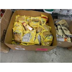 BOX OF ORIENTAL FOOD ITEMS SOLD ON CHOICE - GROUPS OF 5