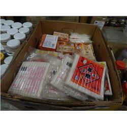 BOX OF ORIENTAL FOOD ITEMS SOLD ON CHOICE - GROUPS OF 5