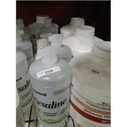 EYESALINE - EYEWASH - 3- 32 OZ  + 2- 16OZ =  5 1-BB 2017 - 3- BB 2018 - 1 BB UNKNOWN MARKED WITH AN 