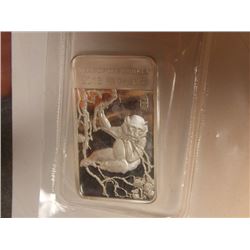 MINT BAR - EARLY RELEASE 2016 YEAR OF THE MONKEY BAR - 1/2 TROY OZ. OF .999 SILVER - MINT SEALED - .