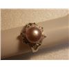 Image 2 : SILVER RING - SOLD ON  CHOICE - PEARL? AND CLEAR