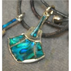 NECKLACE - ACCENTED WITH ABALONE  - FAN