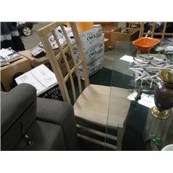 UNFINISHED DINING CHAIRS - NEW -  ALL 4 TTL!!!!!!!