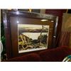 Image 1 : FRAMED LIMITED EDITION PRINT - GROUP OF SEVEN -FROOD LAKE - FRANKLIN CARMICHEAL -GALLERY ESTIMATE - 
