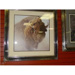 FRAMED PRINT - CHIEF BISON -ROBERT BATEMAN - GALLERY ESTIMATE - $675