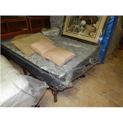 DOUBLE MATTRESS - NEW - BEAUTYREST - GREY PATTERN COVER - RETAIL APPROX. $600