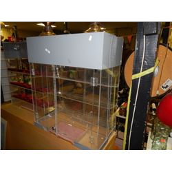 DISPLAY CASE - 6"X24"X28"X TALL  - NO WARRENTY - NO GUARANTEE