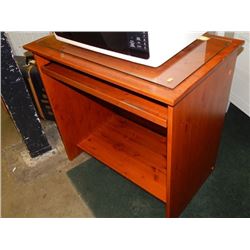 SOLID WOOD COMPUTER DESK - 32" X 20"
