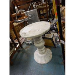 MARBLE STOOL - as-is (chip)