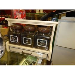 GLASS CANISTER SET