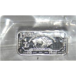 BULLION - 4 X .999 SILVER "AMERICAN BUFFALO BARS-1 GRAM EACH - TAX EXEMPT