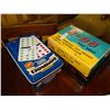 Image 1 : GOLF BALLS - 2 SETS AND DOMINOES IN CASE