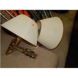 BRASS WALL LAMPS - 2