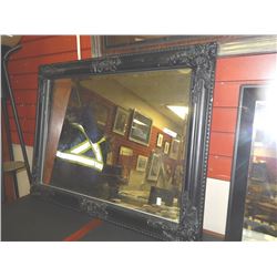 BLACK GUILDED FRAMED MIRROR