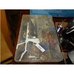 BOX ASSORTED AIRPLANE PARTS