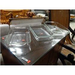 PYREX CASSAROLE DISHES - 3