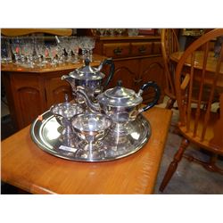 SILVER PLATE COFFEE SET - 5 PC
