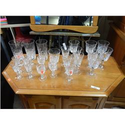 CRYSTAL WINE GLASSES - 25