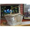 Image 1 : VINTAGE WICKER PICNIC BASKET