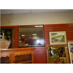 WOOD FRAMED MIRROR