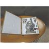 Image 1 : RETRO MICROSCOPE SET IN WOOD BOX