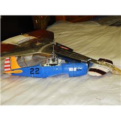 HELICOPTER AND MODEL PLANE - as-is