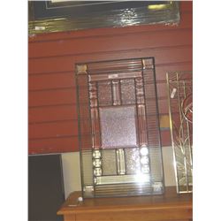 LEADED GLASS WINDOW