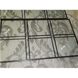 WROUGHT IRON WINDOW - 6 PANE