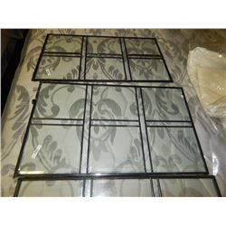 WROUGHT IRON WINDOW - 6 PANE