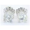Image 1 : 4.53ctw Diamond Earrings - 14KT White Gold