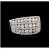 Image 1 : 18KT White Gold 2.11ctw Diamond Ring
