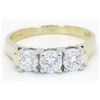 Image 1 : 1.00ctw Diamond Ring - 14K Two-Tone Gold