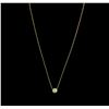 Image 2 : 14KT Yellow Gold 0.42ct Diamond Necklace