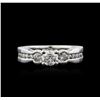 Image 3 : 14KT White Gold 1.19ctw Diamond Ring