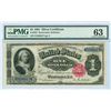 Image 1 : 1891 $1 Silver Certificate FR-222 PMG Choice 63