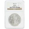 Image 1 : 1886 NGC MS63 Morgan Silver Dollar