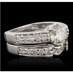 Platinum 2.95ctw Diamond Ring