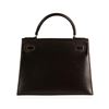 Image 3 : Hermes Brown Leather Handbag