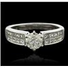 Image 1 : 14KT White Gold 1.59ctw Diamond Ring