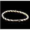 Image 1 : 14KT Yellow Gold Bangle Bracelet