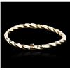 Image 2 : 14KT Yellow Gold Bangle Bracelet