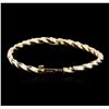 Image 3 : 14KT Yellow Gold Bangle Bracelet