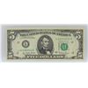 Image 1 : 1977A $5 Mismatched S/N Error Federal Reserve Note