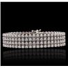 Image 1 : 14KT White Gold 9.72ctw Diamond Bracelet